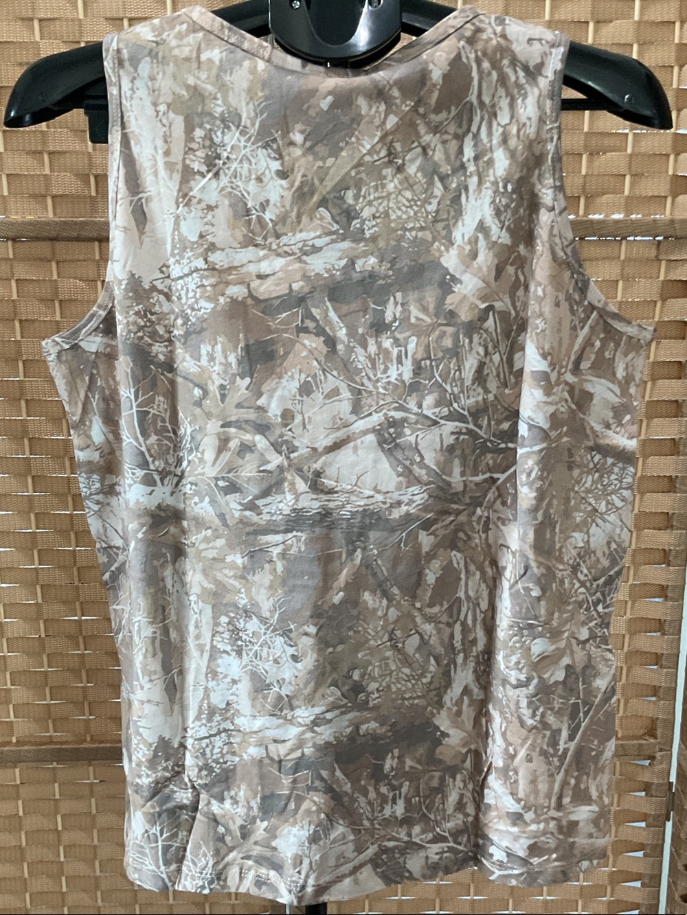 State of Mind Brown Camo Tank with Orange GEORGIA Print - Picture 5 of 6